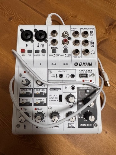 YAMAHA AG06 ミキサー