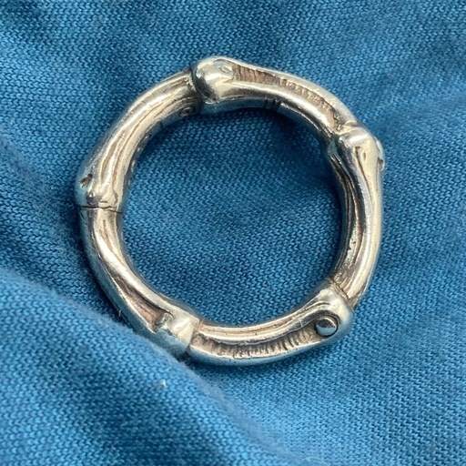 ティファニー　バンブー　ボーンリング　925