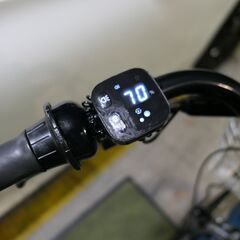 高年式　ブリヂストン　子供載せ　電動自転車 ビッケ　BIKKE　グリdd　回生充電式　ベルト　3人乗り対応の画像