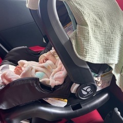 ベビーカー　チャイルドシートセットほぼ新品の画像