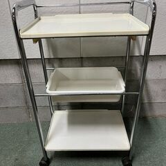 エステワゴン 収納ラック キャスター付 美容院 エステ 医療 飲...