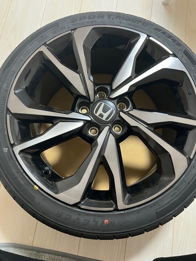 新車外し　ホンダ　新型ヴェゼル　純正ホイール　4本　18インチ ☆新車外しHONDA ヴェゼルVEZEL純正18インチホイール4本セット☆