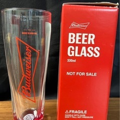非売品！バドワイザーのビールグラス🍺