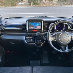 N-BOXカスタム　ターボ　後席フリップダウンモニターの画像