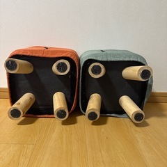 受渡予定▶︎LAKOLE ファブリックスツール[スクエア]セットの画像