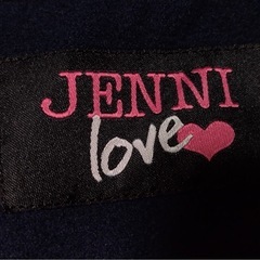 新品　タグなし　JENNI love フード付きのネイビーコートの画像