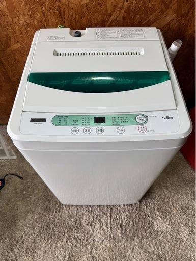 A0604 ヤマダセレクト　YAMADA SELECT 洗濯機　4.5kg 2020年