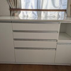 キッチンボード　150幅　ニトリ　食器棚の画像