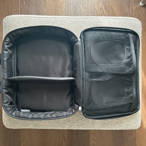 美品】calin 立ち寄る マザーズバッグ 黒 マグネットタイプ
