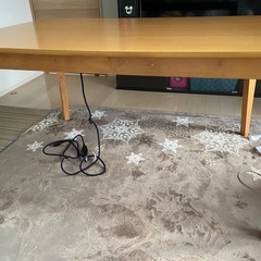 ダイニングテーブル こたつの画像