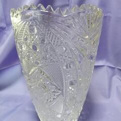 美品 クリスタル 花瓶の画像