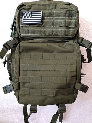 【USED/一回使用の美品】45L（リットル）ミリタリー タクティカルバックパック