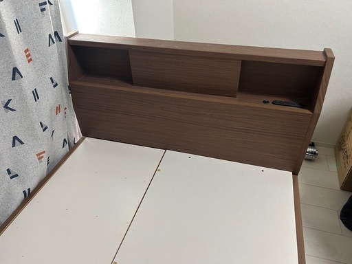 【美品】ニトリ　シングルベッド　