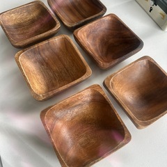 木製の小皿の画像