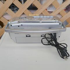 ラジカセ・カセットプレーヤー☆SAD-1203☆2009年製☆シルバーカラー、作動確認済み【浜村鹿野温泉ICから3分 買取本舗 宮本リサイクル 営業時間9～19時 定休日水曜のみ←連絡できませんm(_ _)m】の画像