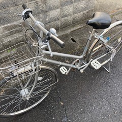 26インチ自転車】内装3段変速 LEDオートライト付 アルミフレーム