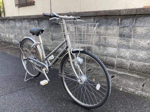【26インチ自転車】内装3段変速　LEDオートライト付　アルミフレーム仕様❗️BAA認定車❗️前後ブリヂストンタイヤ使用❗️スペアキー