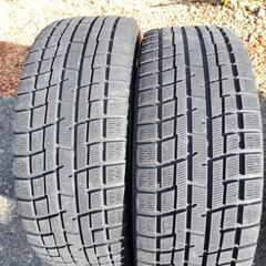 トヨタ純正16インチアルミホイールとスタッドレスタイヤ4本です　引き取り限定の画像