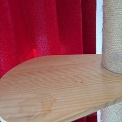 猫タワー　突っ張り木製　バリバリボウル猫壱の画像