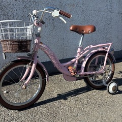 16インチ 子供自転車 補助輪付き