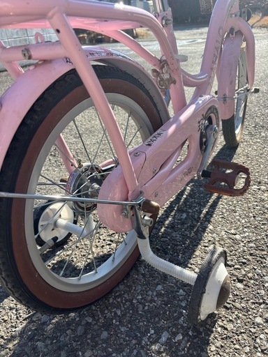 16インチ 子供自転車 補助輪付き