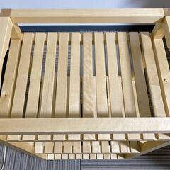 M319 IKEA  モルゲル  MOLGER  木製収納ワゴン  キッチンワゴンの画像