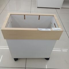 ★ジモティ割あり★  ゴミ箱 ホワイト H45×D41.3×W2...