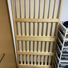【無料/東大阪】シングルベッド 木製フレーム
