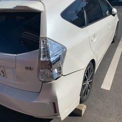 トヨタ プリウスa　H24年1月。175000㎞。車検令和7年8月　白の画像