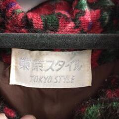 昭和レトロ　ワンピース　秋冬物　花柄の画像