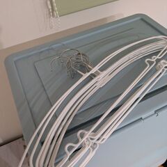 【美品】ニトリ収納ケース Nフラッテ　蓋付き４点【滑り止めハンガーあり】の画像