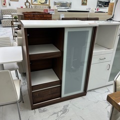 スライド扉のオシャレなレンジボード 🌸他にもキッチン収納あります✨