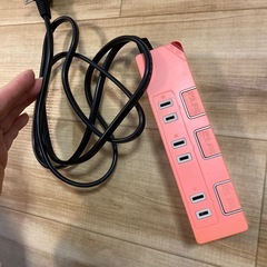 約1.5m延長コード3口 個別スイッチ付の画像