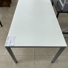 ★ジモティ割あり★  家具　テーブル 白 H69.2×D75×W150 クリーニング済み TJ10457の画像