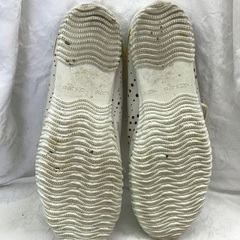 ☆ドリーム２号館☆ジモティ割/SPINGLE MOVE クロッグ スニーカー/白/L ※ひも変色ありの画像