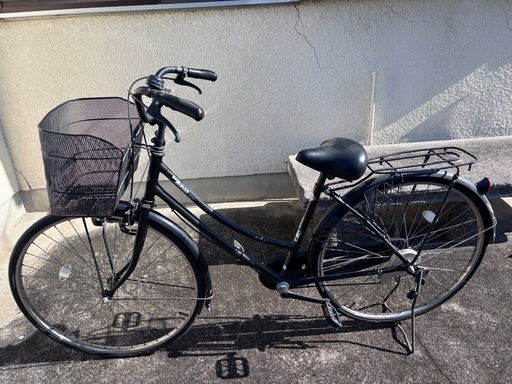 自転車　中古　黒　鍵無し　　