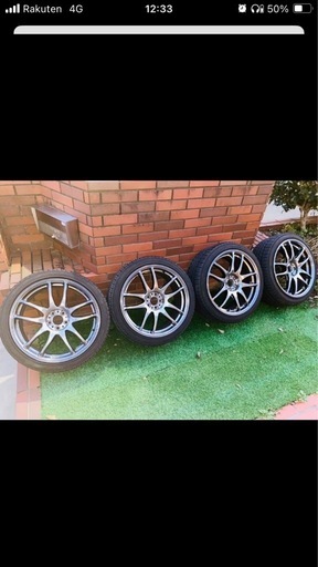 WORK EMOTION 極 18インチ ホイールセット YOKOHAMAタイヤ