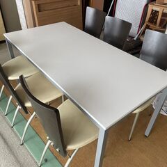 ダイニングテーブル チェアセット 6人用