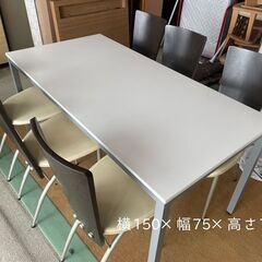 ダイニングテーブル チェアセット 6人用の画像