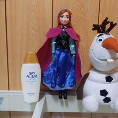 アナと雪の女王人形セットの画像