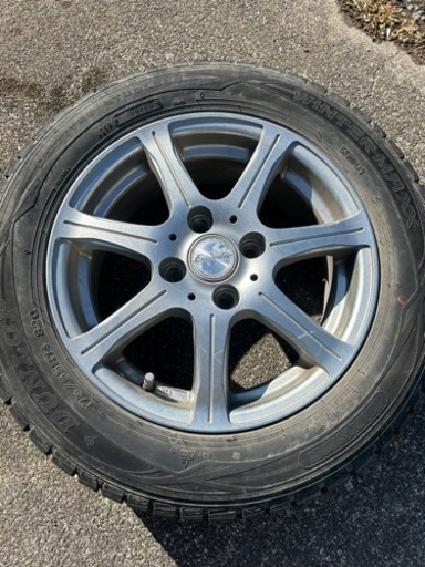 タイヤ　ダンロップ　175/65R14 スタッドレス　14×51/2j  12年