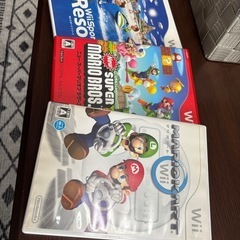 Wii+ソフト3本の画像