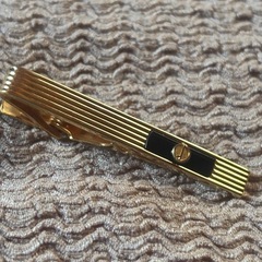 dunhill ゴールド ストライプ ネクタイピン