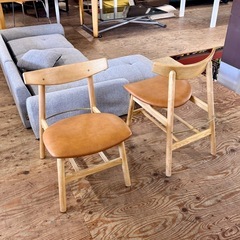 🌟激安‼️2脚セット　椅子　LCC Cafe Chair (NATAN)🌟A0653の画像