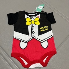 新品　ミッキー　ディズニー　ロンパース　