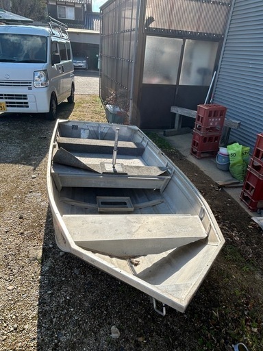 アルミボート、フットエレキ（24/36v）、バッテリー