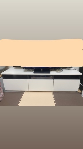 【お話し中】テレビボード TV台 白