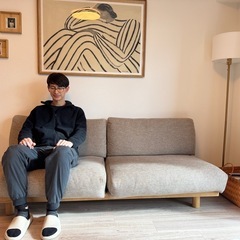 無印ソファ3シーター⭐︎状態良好⭐︎購入から1年の画像