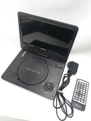 GREENHOUSE グリーンハウス ポータブルDVDプレーヤー 9DCB6PDV