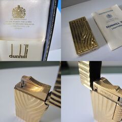 Dunhill/ダンヒル　ダンヒル70　ガスライター 着火未確認　ケース冊子付　現状品の画像